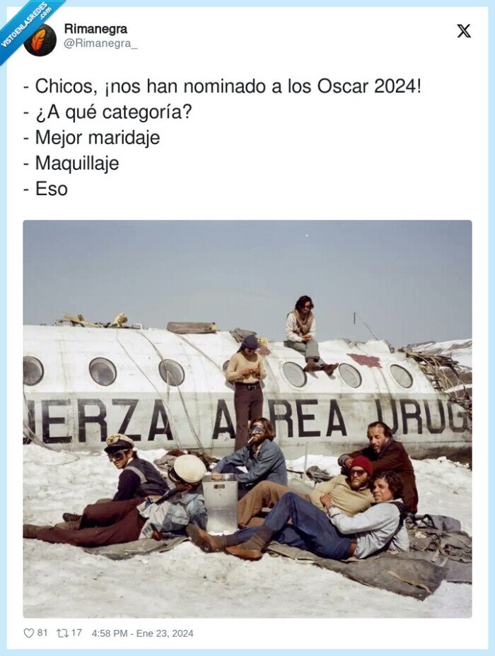 sociedad de la nieve,maquillaje,nominado,maridaje,chicos,oscar