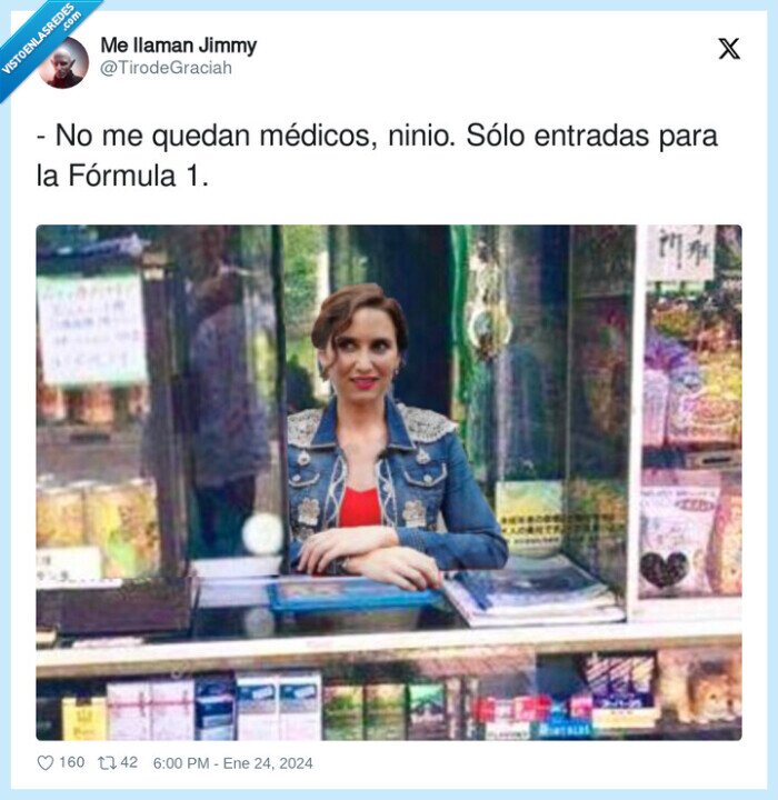 médicos,entradas,fórmula1,f1