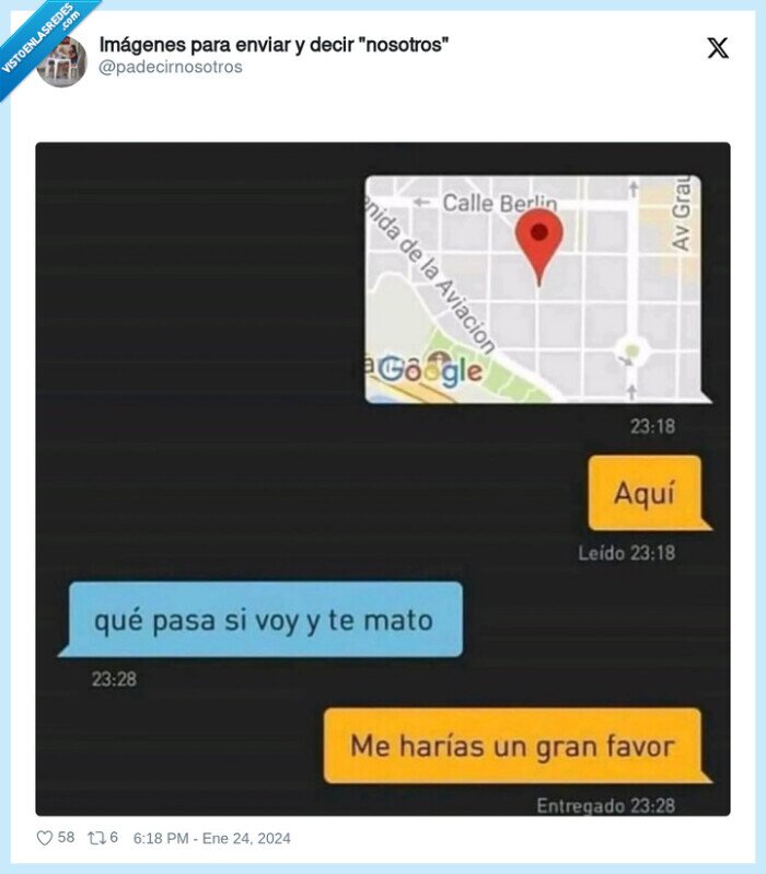 voy y te mato,favor,aqui