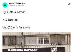 Enlace a Patata o Lomo, por @MastersOfNaming
