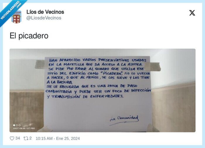 picadero,nota,cartel,sexo,azotea
