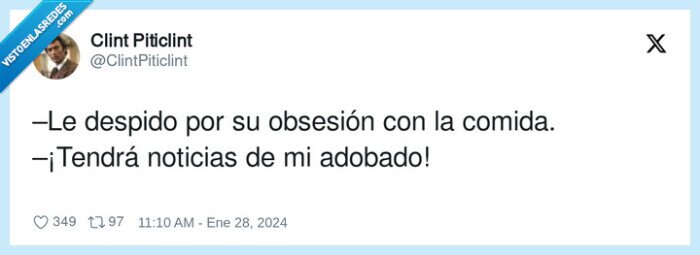 obsesión,noticias,despido,adobado,comida