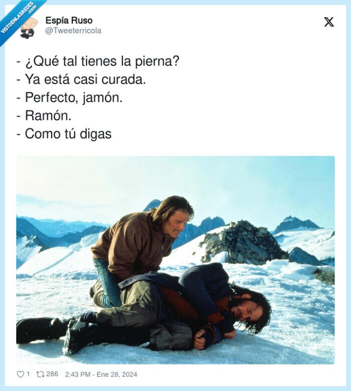 sociedad de la nieve,pierna,curada,jamón,ramon