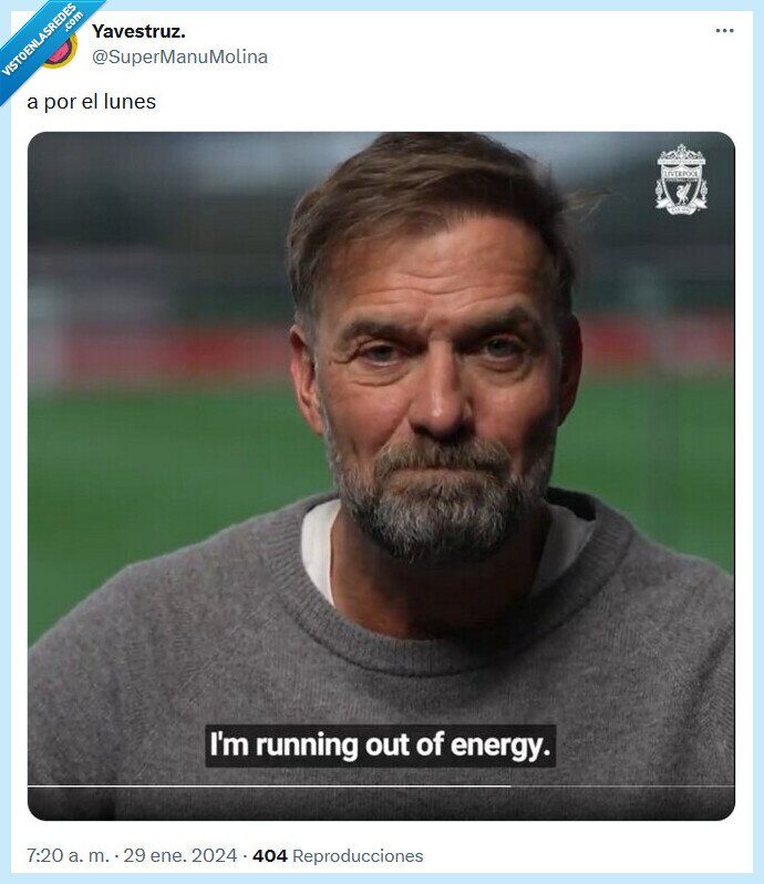 lunes,energía,klopp