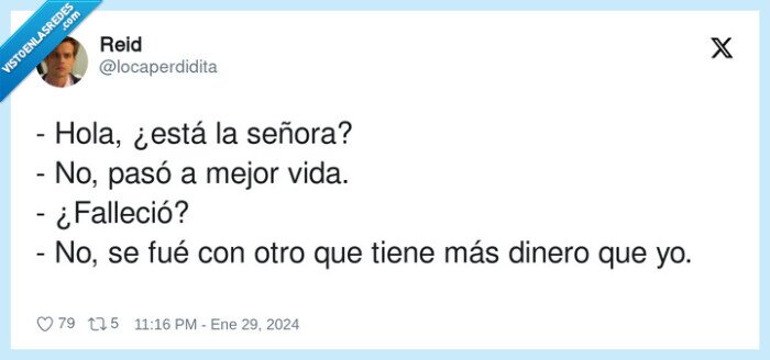 mejor vida,fallecer,señora