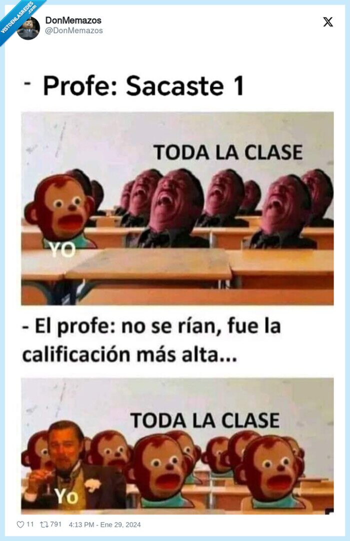 notas,entregar,clase,mono pepe,leo