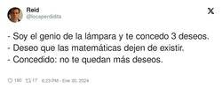 Enlace a Las matemáticas son necesarias, por @locaperdidita