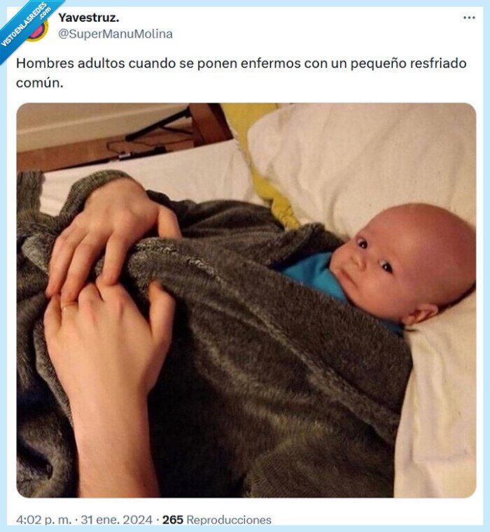 hombre,resfriado