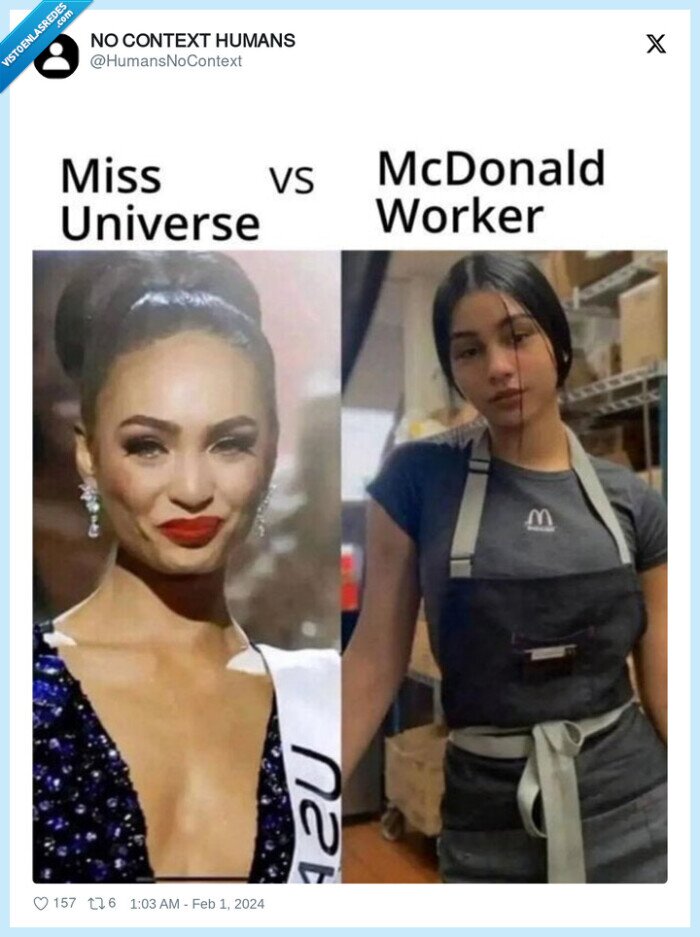 camarera,mcdonalds,miss