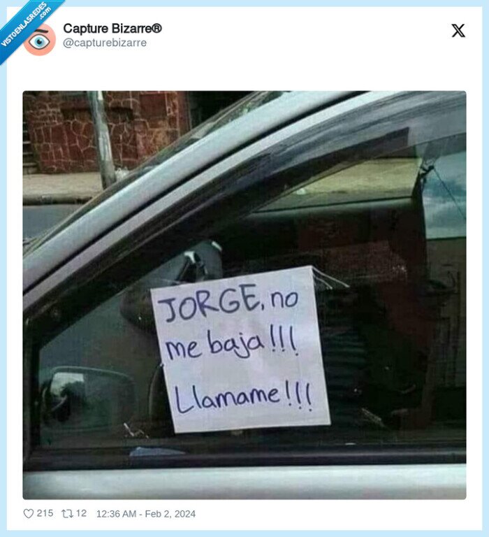 jorge,cartel,llamar,bajar