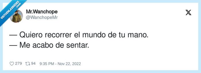 recorrer,sentarse,mundo,mano