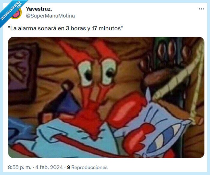alarma,bob esponja