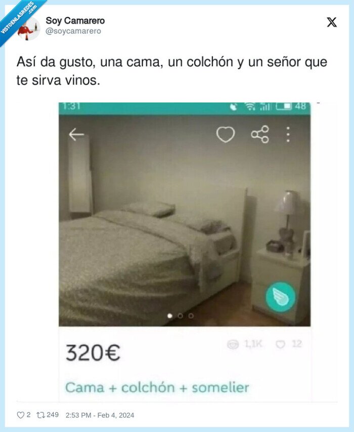 colchón,cama,vinos