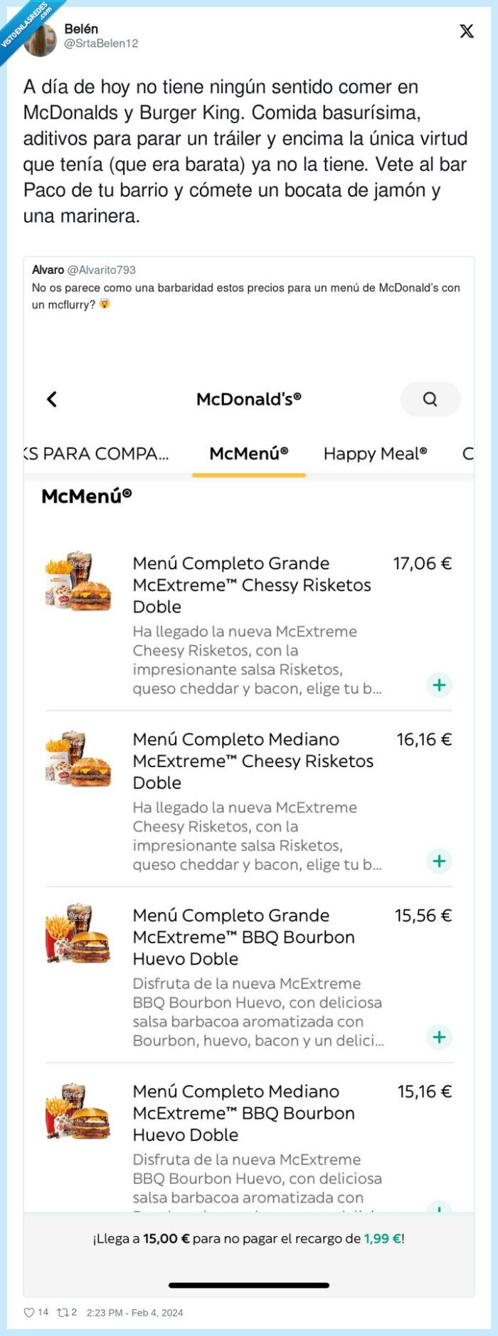 basura,mcdonalds,burger king,comida,mala,fast food