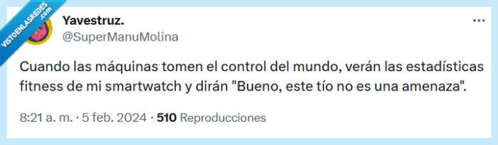 máquinas,control,mundo,fitness,smartwatch,amenaza