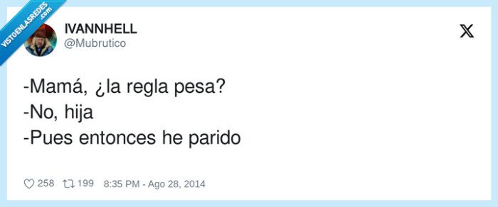 mamá,parido,regla,pesar,hija