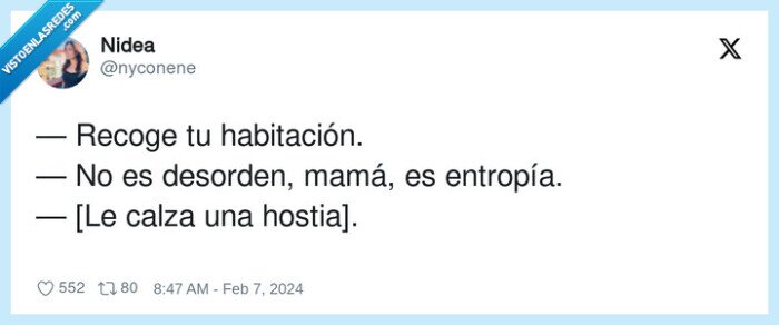 habitación,desorden,entropía,hostia,recoger,mamá