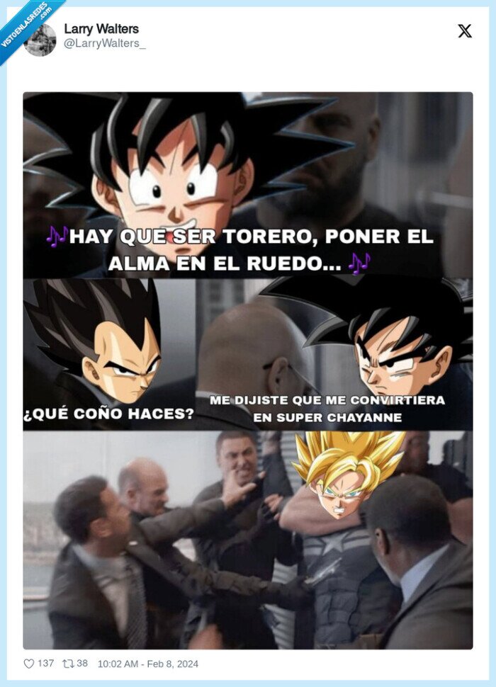 super saiyan,goku,chayanne