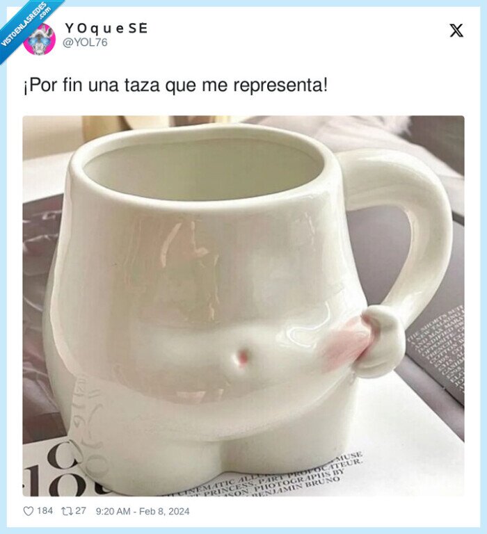 representa,taza,sobrepeso,michelin