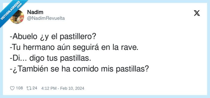 pastillero,pastillas,rave,hermano,abuelo