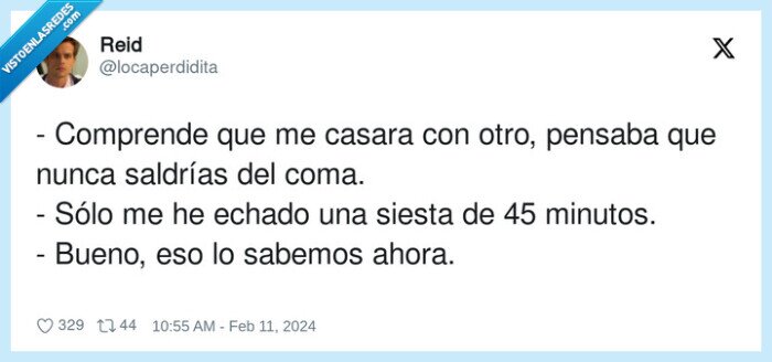 coma,siesta,marido,dejar