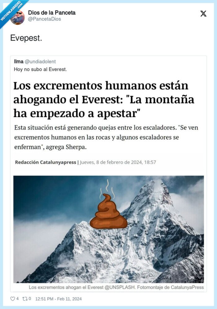 evepest,peste,caca,everest,excrementos