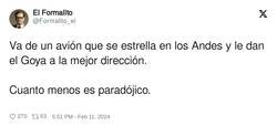 Enlace a Los Goya dejaron de tener sentido hace mucho tiempo, por @Formalito_el