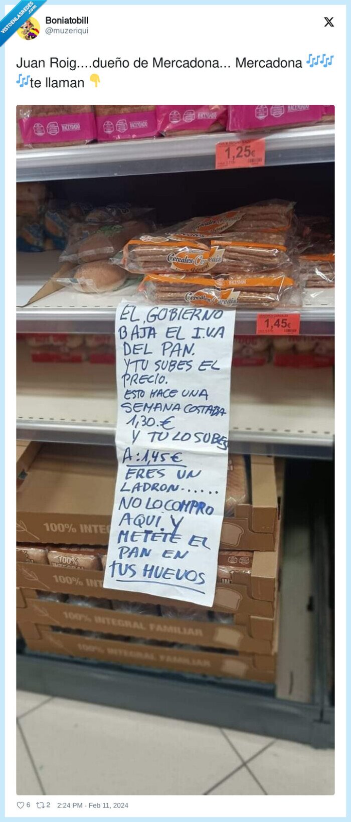 mercadona,iva,pan,precio,subida