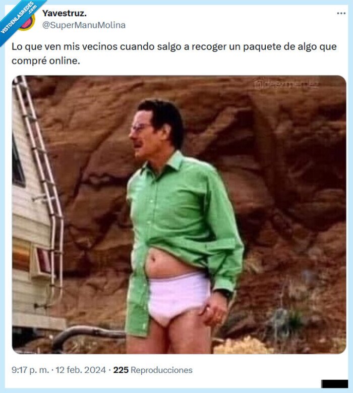 paquete,vecinos,breaking bad,recoer