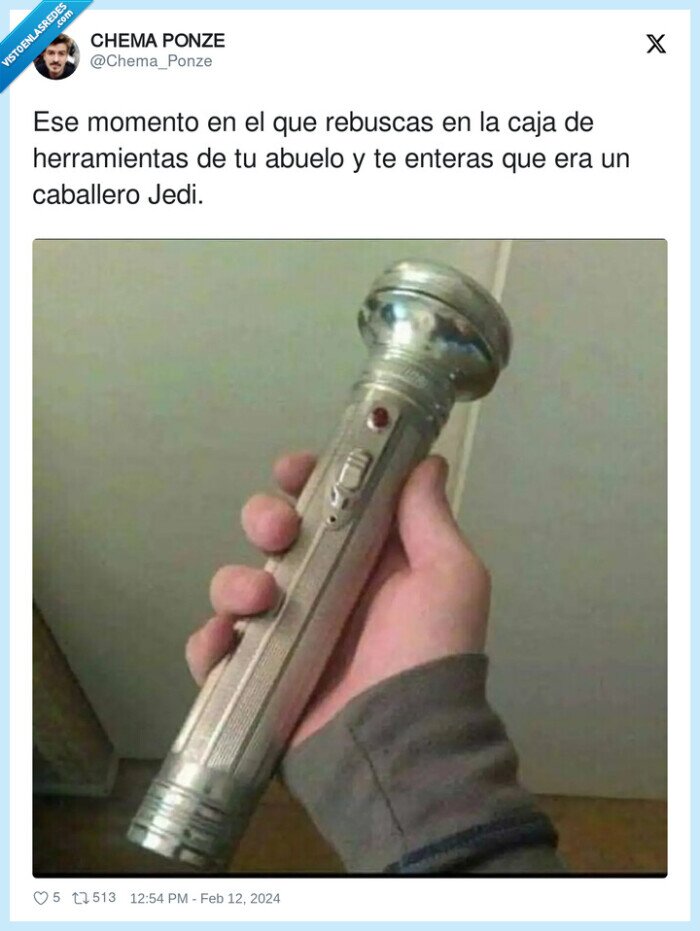 herramientas,caballero jedi,rebuscar,abuelo