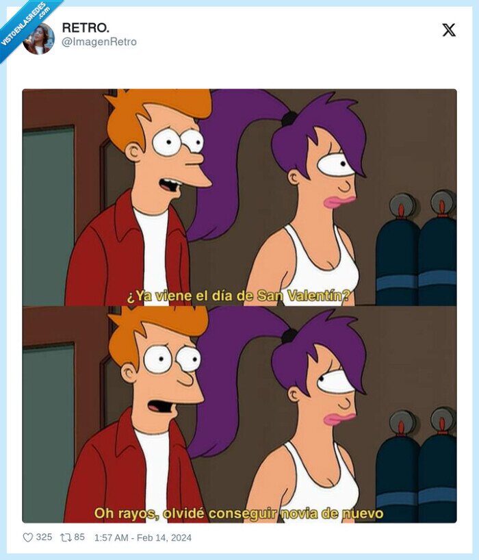 san valentin,fry,futurama