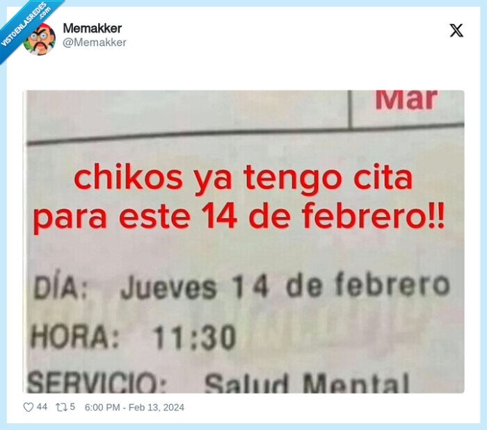 cita,14 de febrero,medico,san valentin