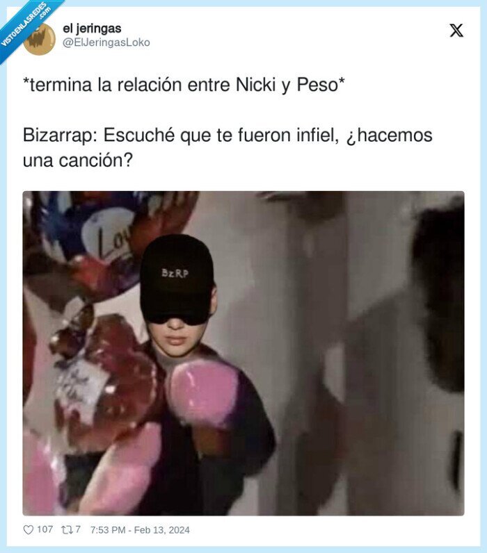 relación,terminar,bizarrap,pesao pluma,nicki nicole,canción,infiel