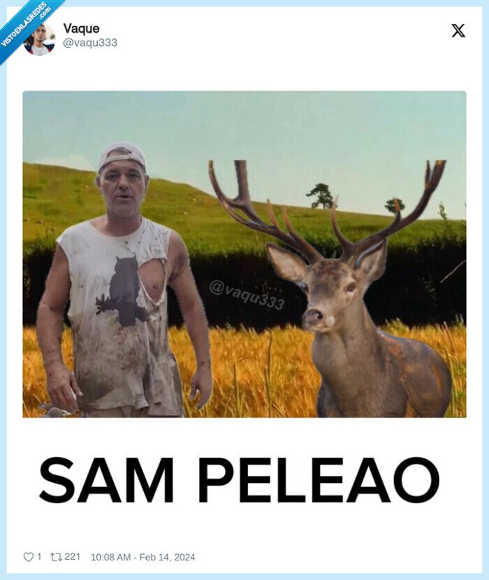 san valentin,sam va lentin,memes,14 de febrero,frank cuesta,ciervo