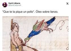 Enlace a Que te la pique un pollo, por @SantiLiebanaR