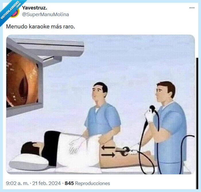karaoke,raro,colonoscopia