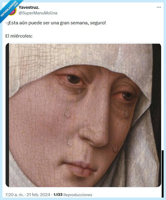 miércoles,semana,buena