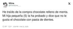 Enlace a Chocolate con menta es jugar a ser dioses y fallar estrepitosamente, por @Flintstone___