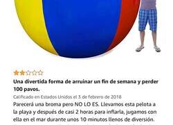 Enlace a Ésta es para nota, creo que nunca me he reído tanto con una Review de Amazon
