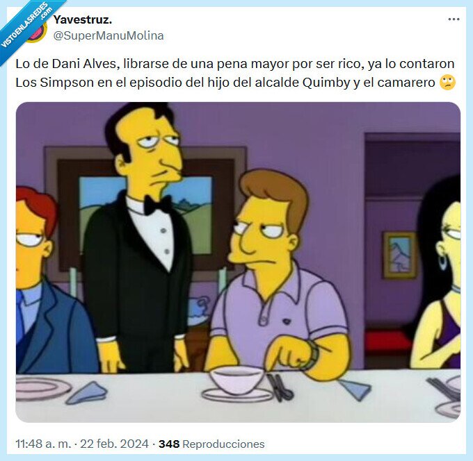 dani alves,cárcel,los simpson
