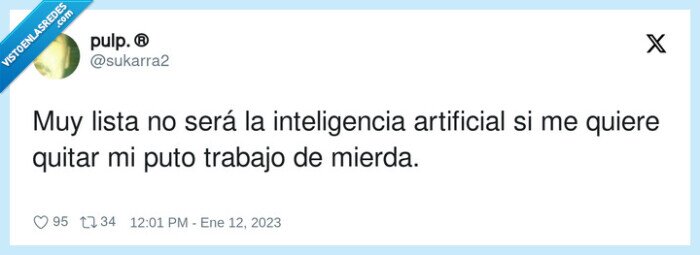 inteligencia artificial,trabajo,quitar