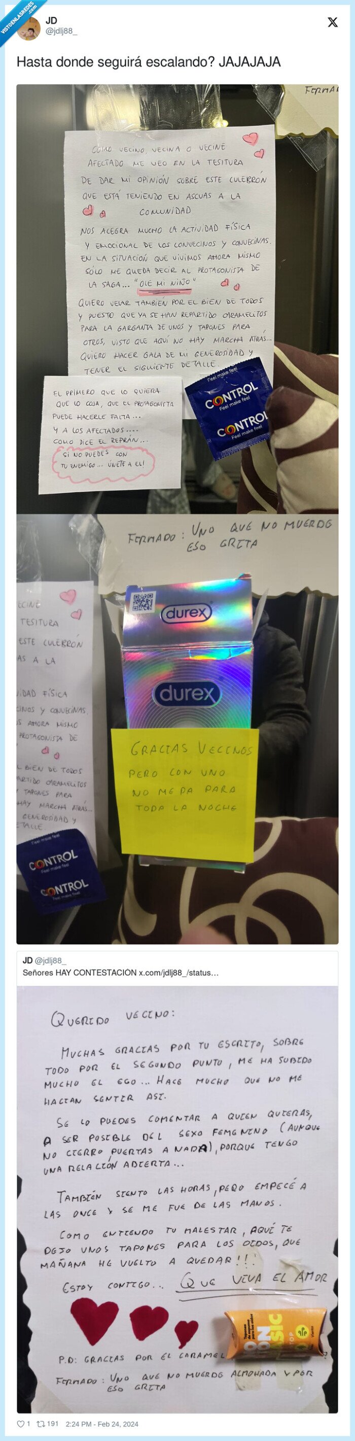 cartel,comunidad,sexo,vecinos