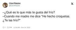 Enlace a Ese frío mola, por @ClintPiticlint