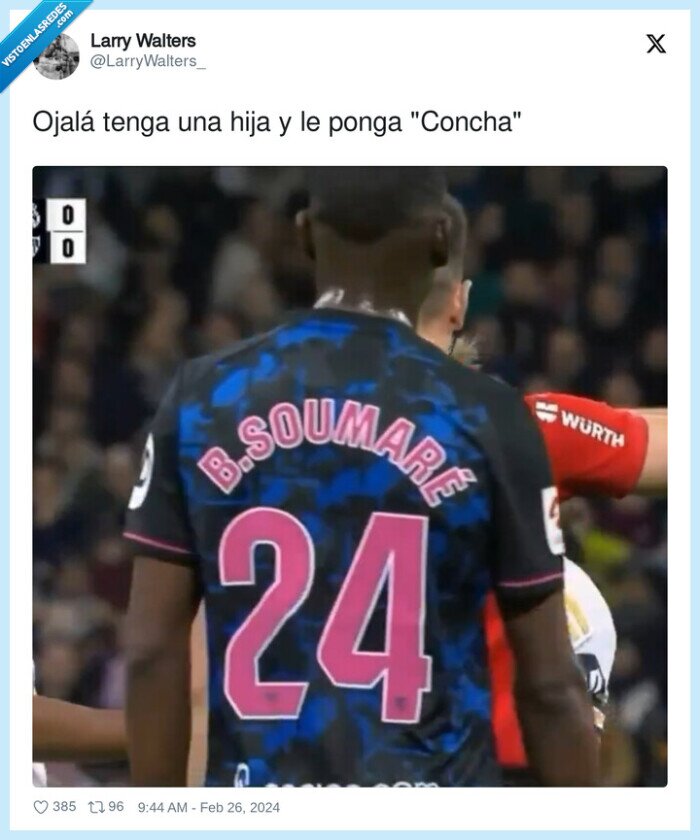 ojalá,concha,nombre,camiseta,soumare