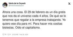 Enlace a ¡Aprovechad este 29 de febrero!, por @menchubasquero