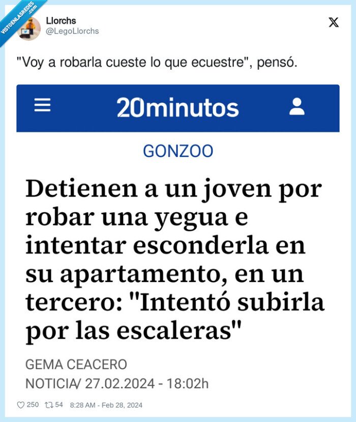 robar,secuestrar,yegua