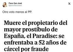 Enlace a Los puteros del PP y PSOE están de luto, por @pacoSanJose2