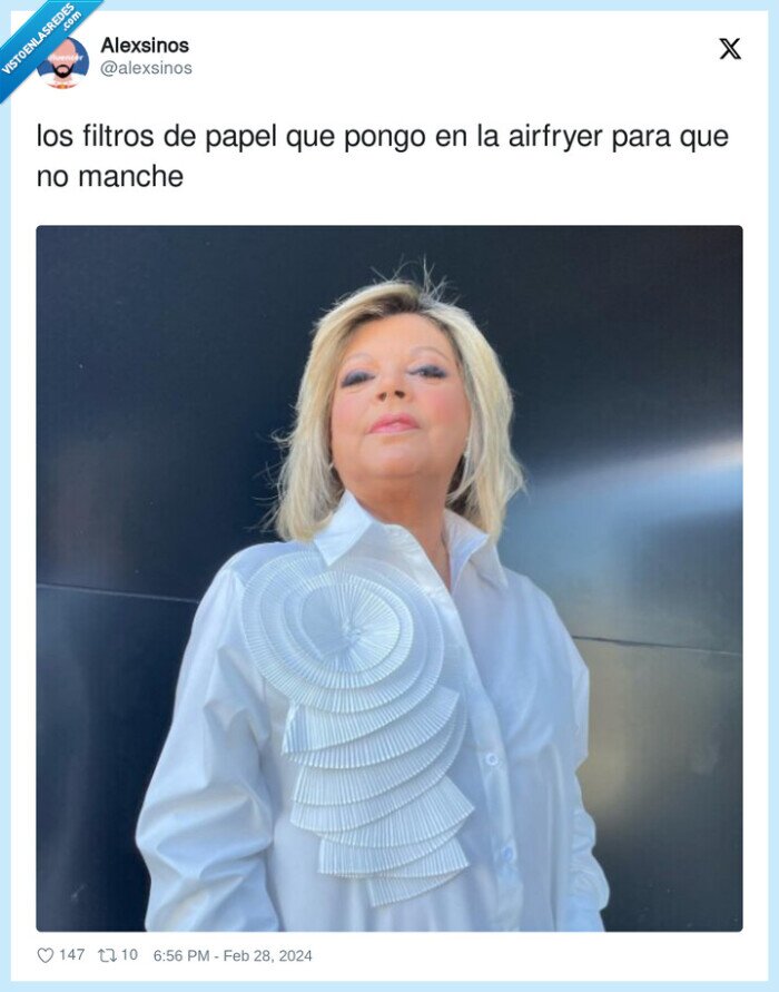 airfryer,filtros,manchar,papel,terelu