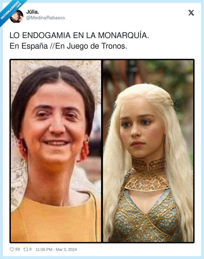 monarquía,endogamia,españa,juego de tronos