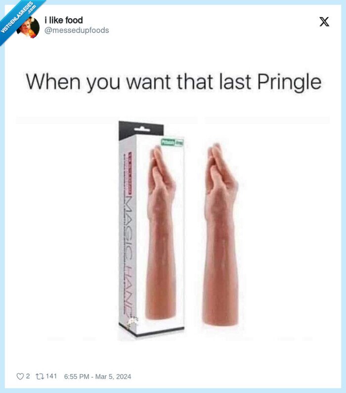 mano,objeto,pringles